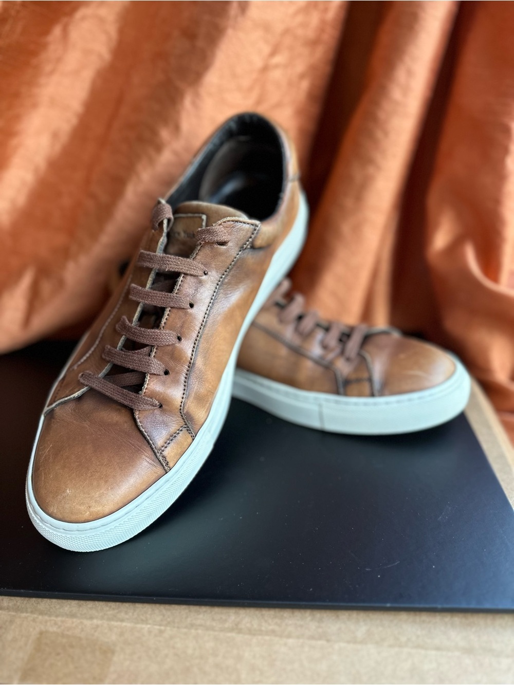 To Boot New York Brown Leather Low-Tops